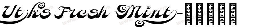 Vtks Fresh Mint字体转换